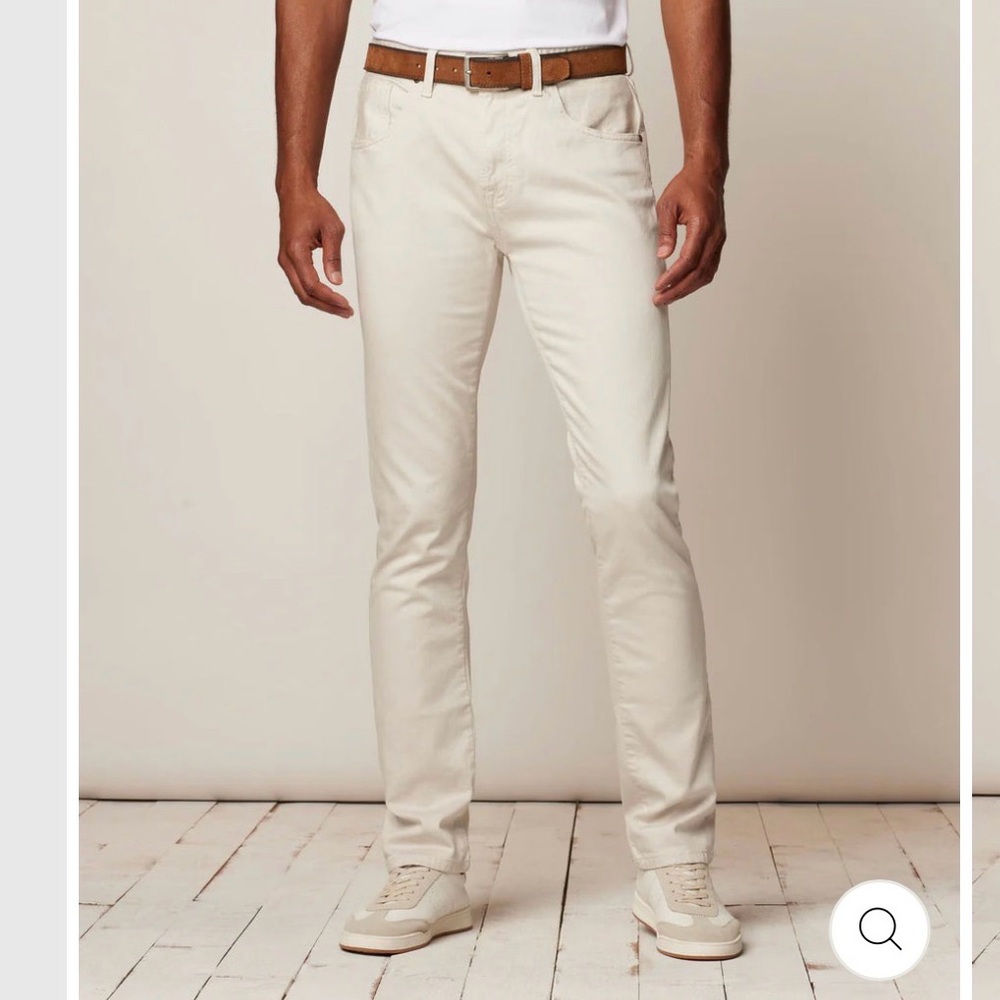 Johnnie-O Slim fit Hugo Pant in Stone - 33x32